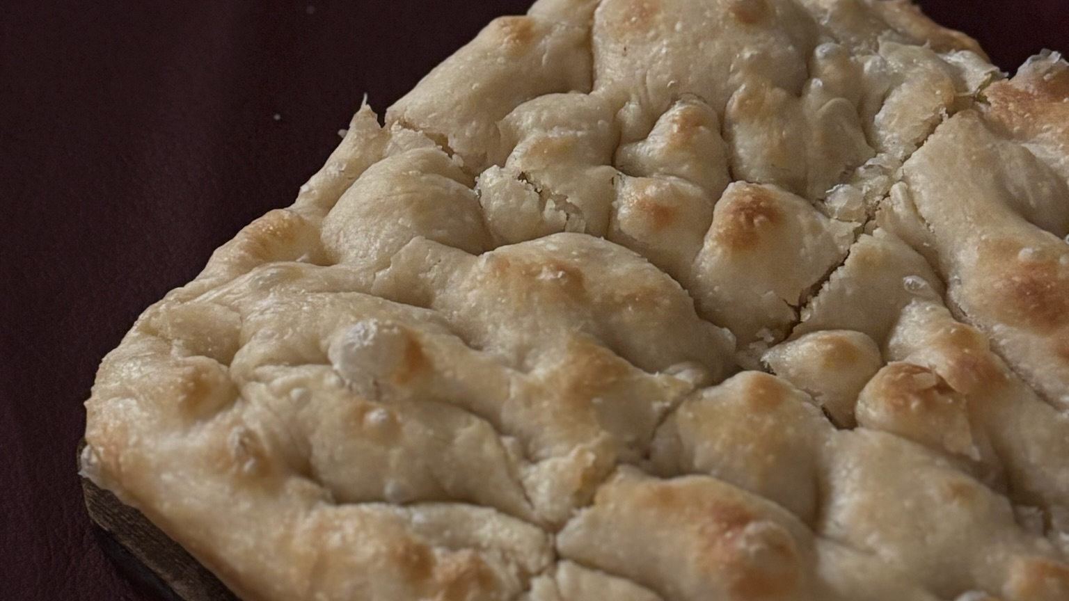 Porciones de focaccia
