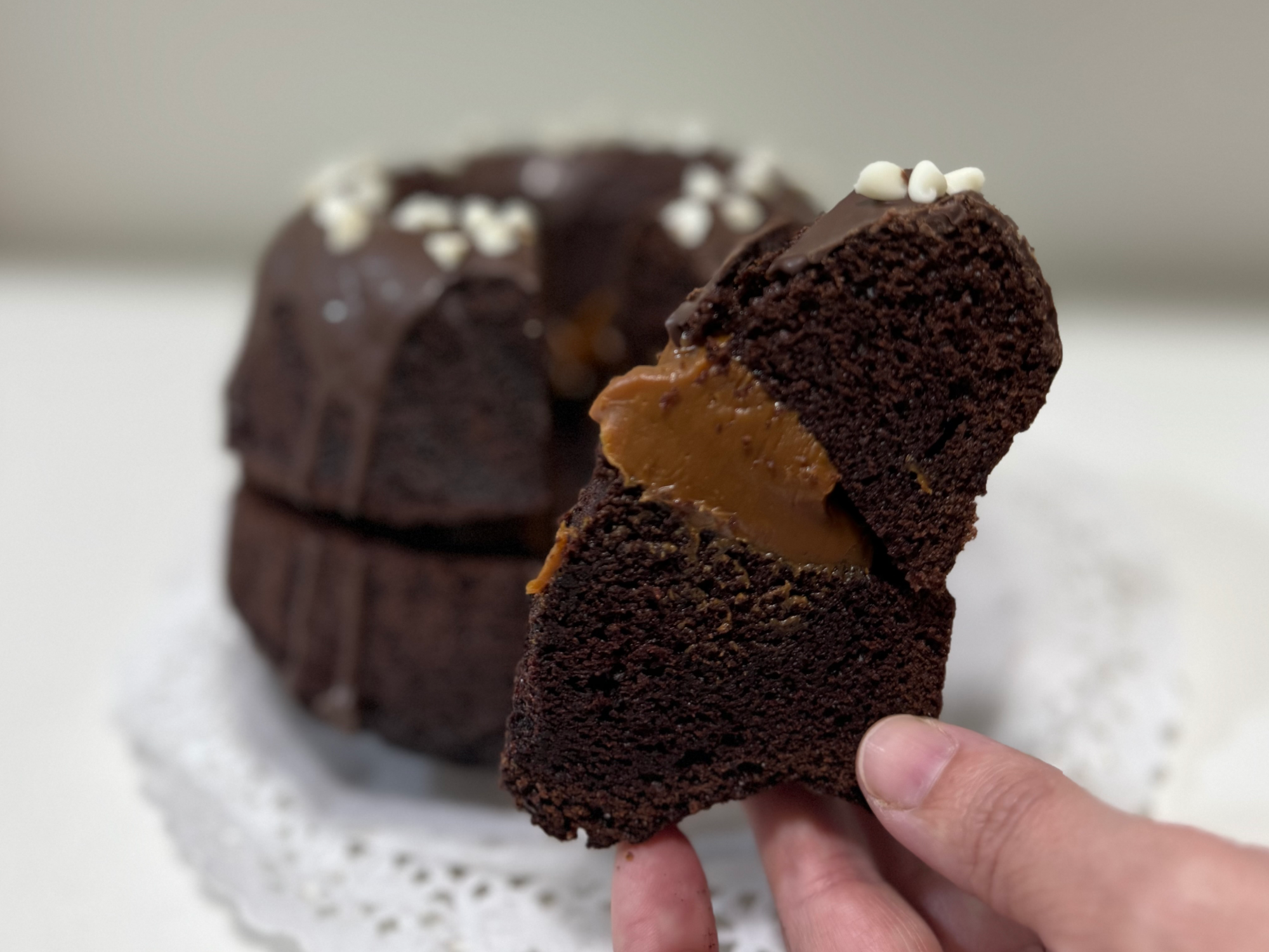 1 Porción Volcan de Chocolate