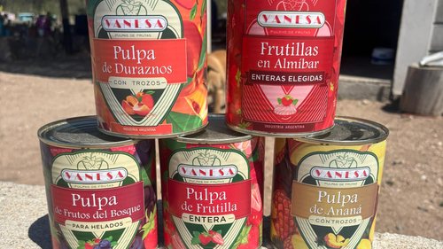 Pulpas y frutas en almíbar