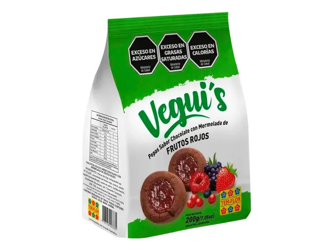 Pepas Vegui´s  de Frutos rojos 150gr
