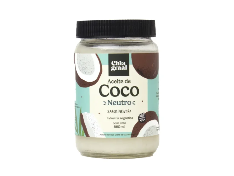 Aceite de coco NEUTRO 660ml chia graal