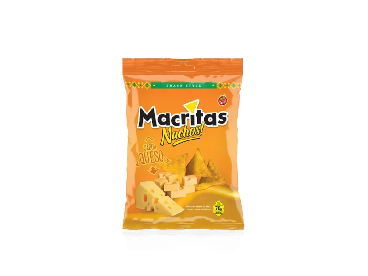 Macritas nachos sabor queso