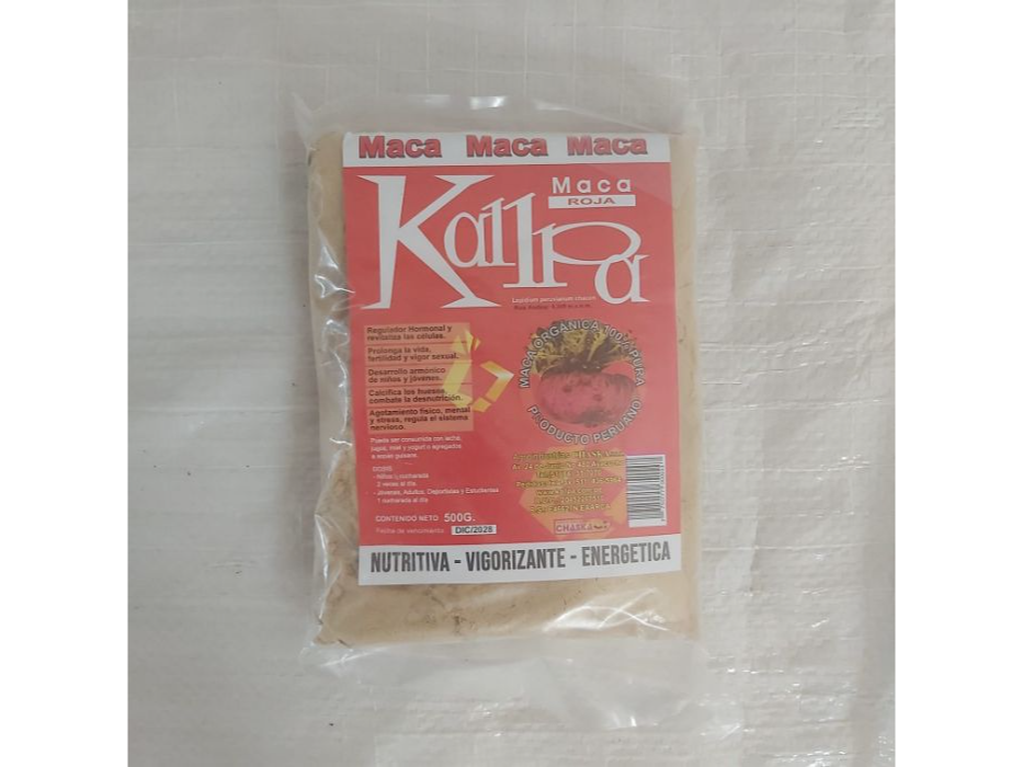 Maca Roja peruana Kalpa x 500 gr