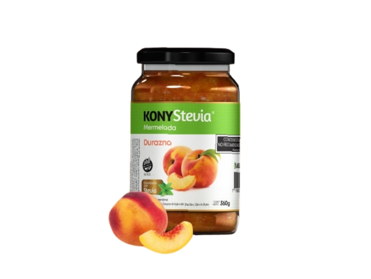 Mermelada de durazno con stevia "kony" x360gr