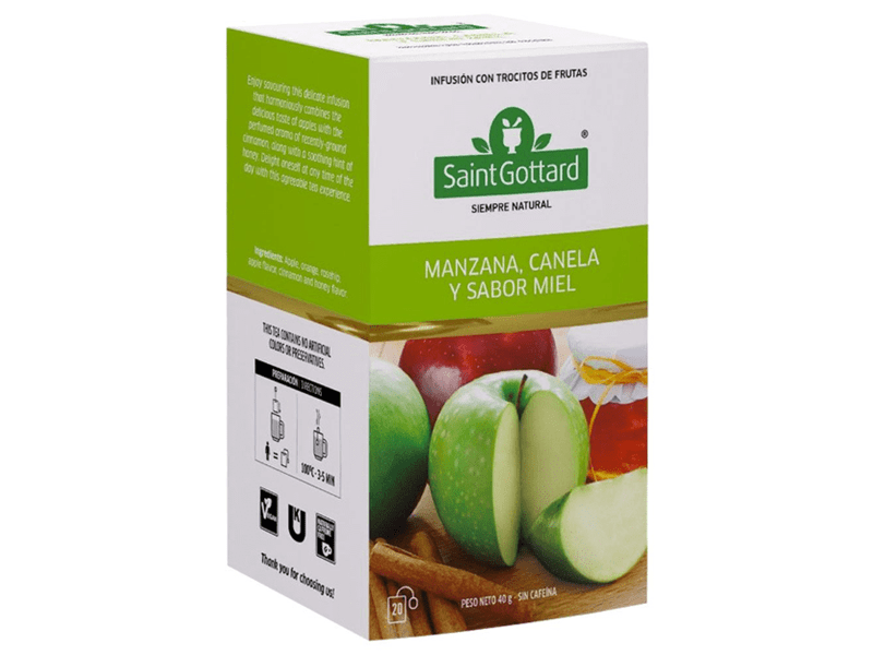Té Manzana, canela y miel x20 saquitos sg
