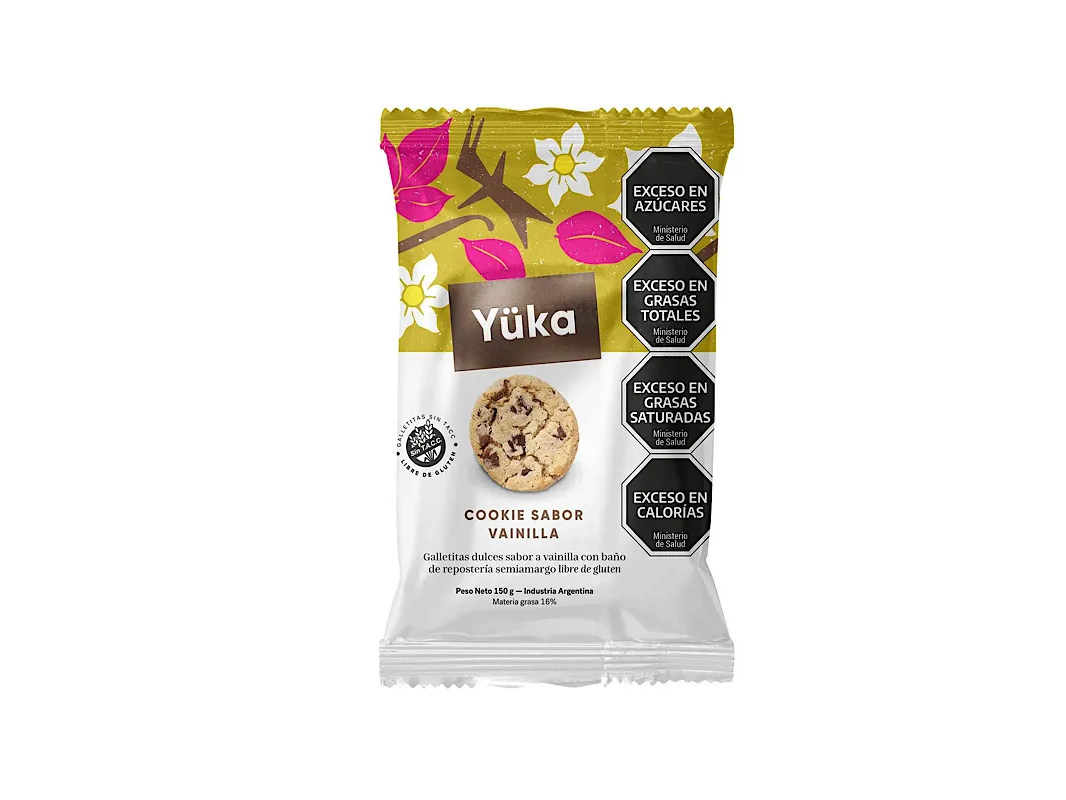 Galletas Yuka vainilla y chips
