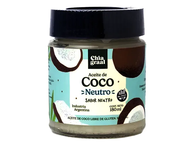 Aceite de coco NEUTRO chia graal 180ml