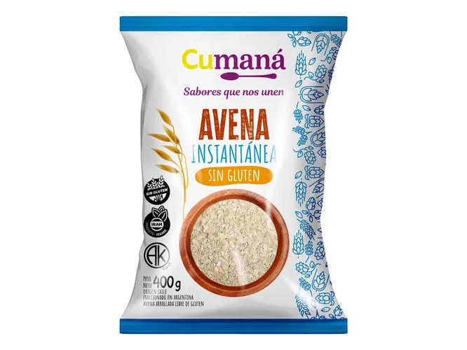 Avena Instantanea Cumaná Sin Tacc