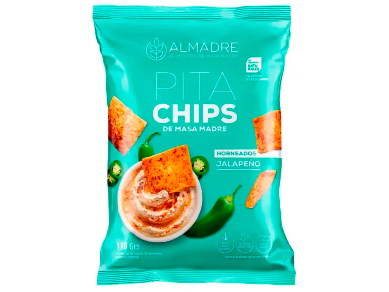 Pitachips Almadre sabor Jalapeño x170gr