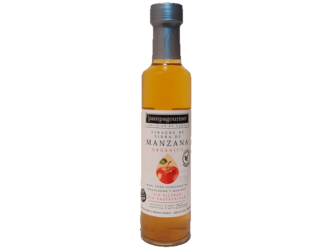 Vinagre de manzana organico 250cc Pampa gourmet