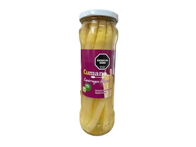 Espárragos blancos x330gr  frasco de vidrio