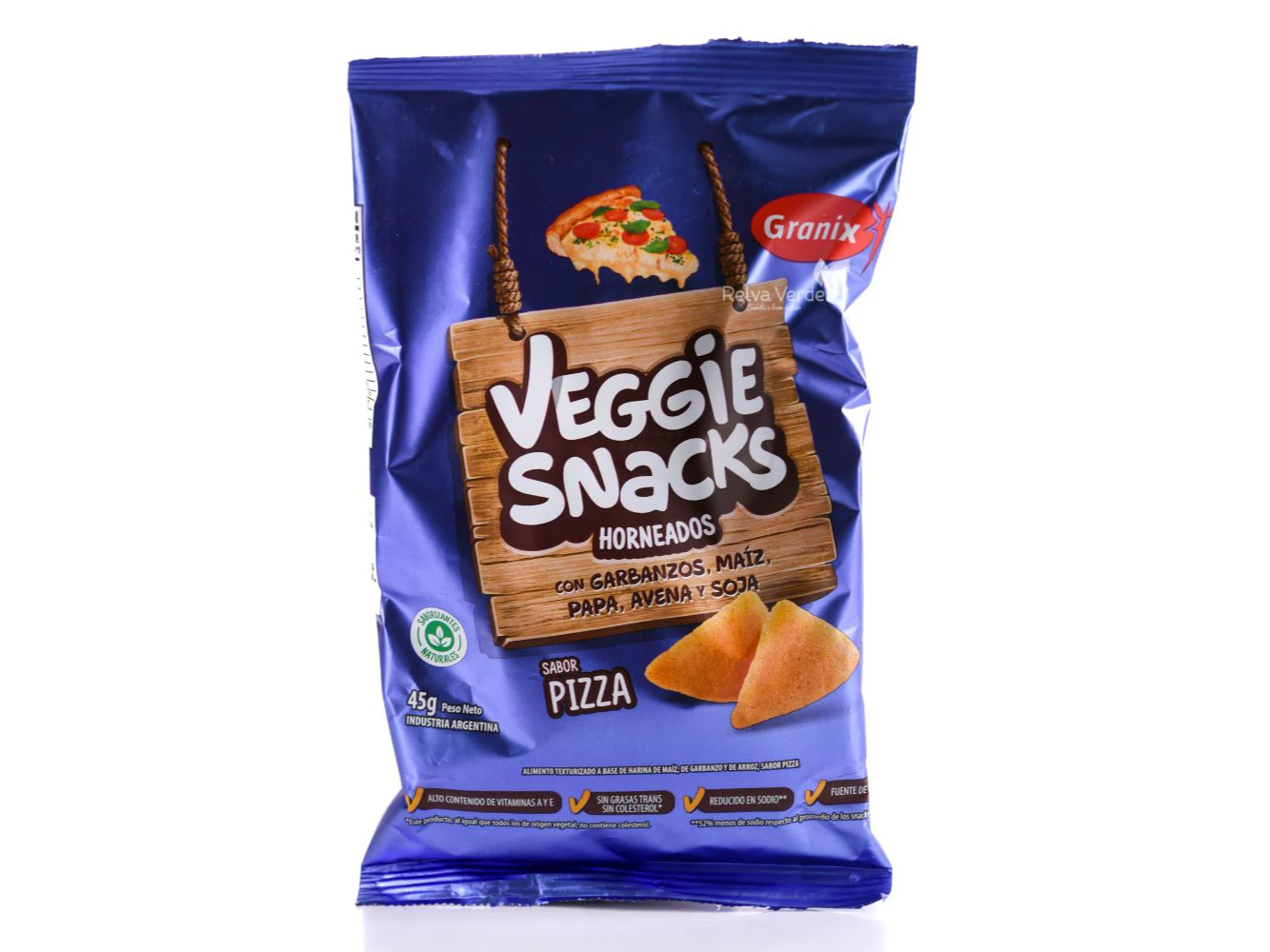 Veggie snacks Granix sabor pizza x 45 gr