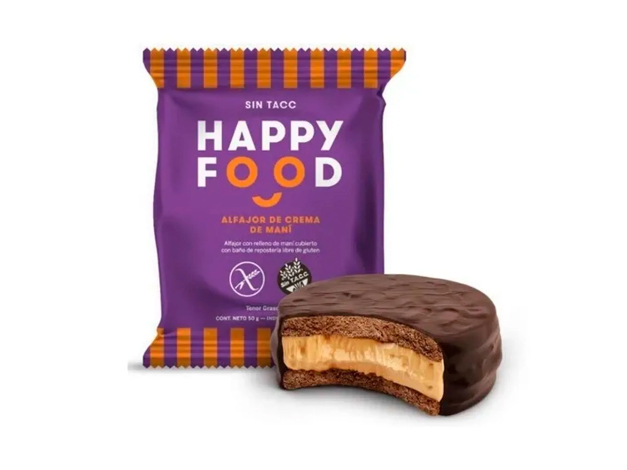 Alfajor Happy Food de mani
