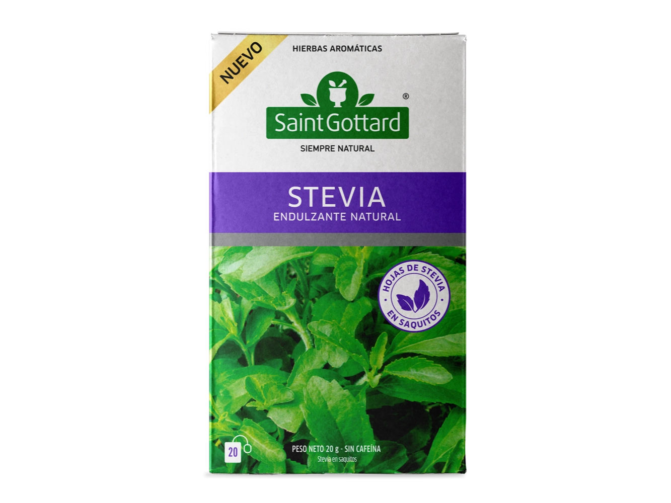 Té de Stevia Saint gottard x20 saquitos