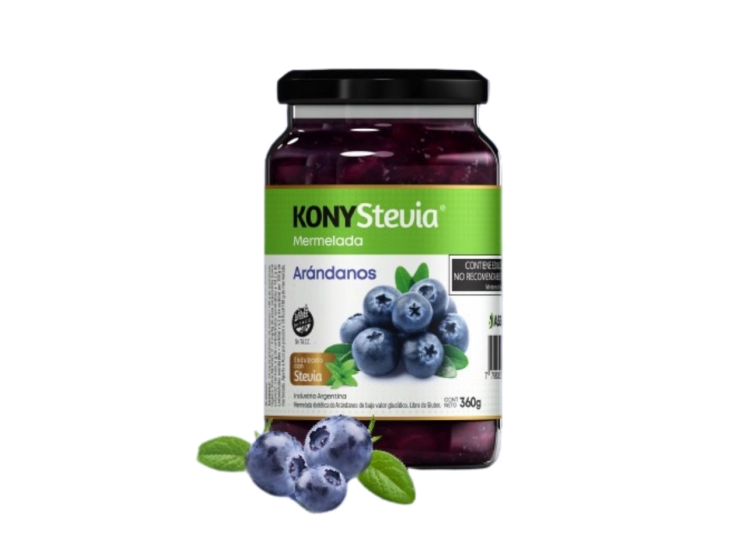 Mermelada de Arándanos con stevia "Kony" x360gr