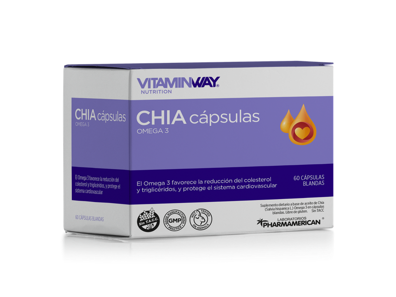Chía omega 3 x60 capsulas