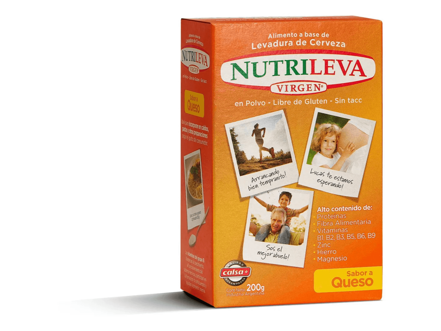 Levadura Nutricional Nutrileva sabor queso x200gr