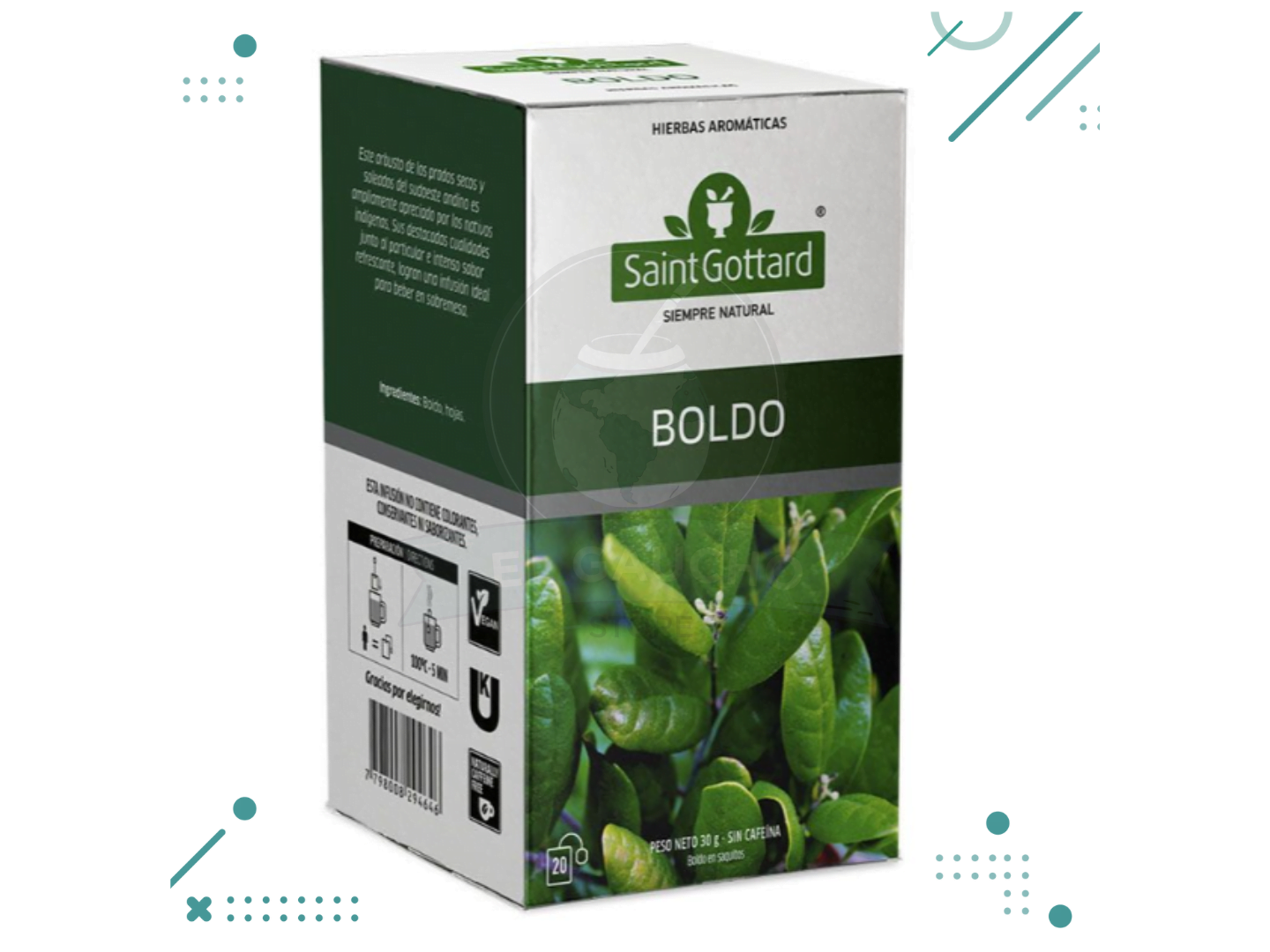 Té de boldo x 20 saquitos sg