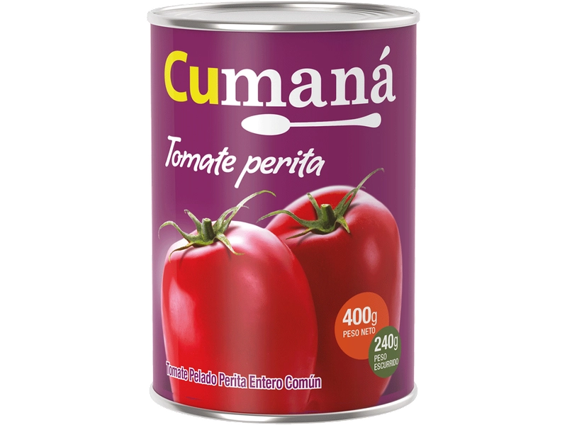 Tomate perita Entero x400gr