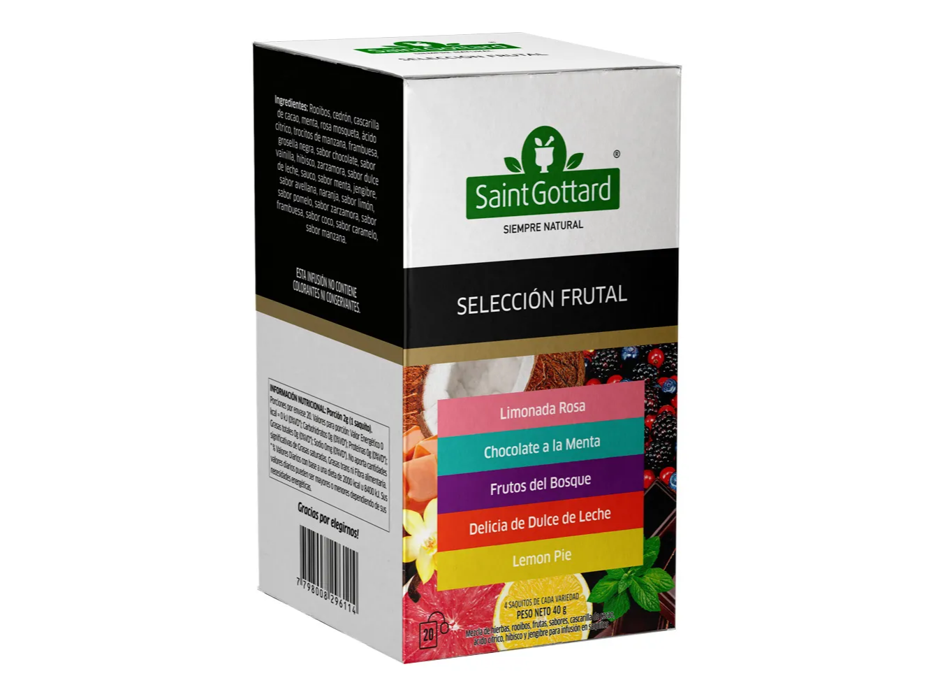 Té Selección frutal x 20 saquitos sg
