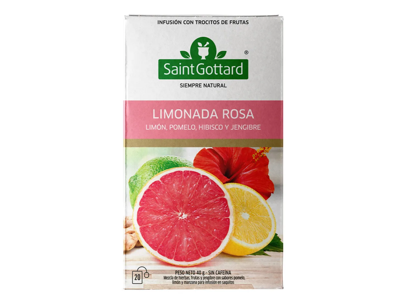 Té Limonada Rosa x20 saquitos sg