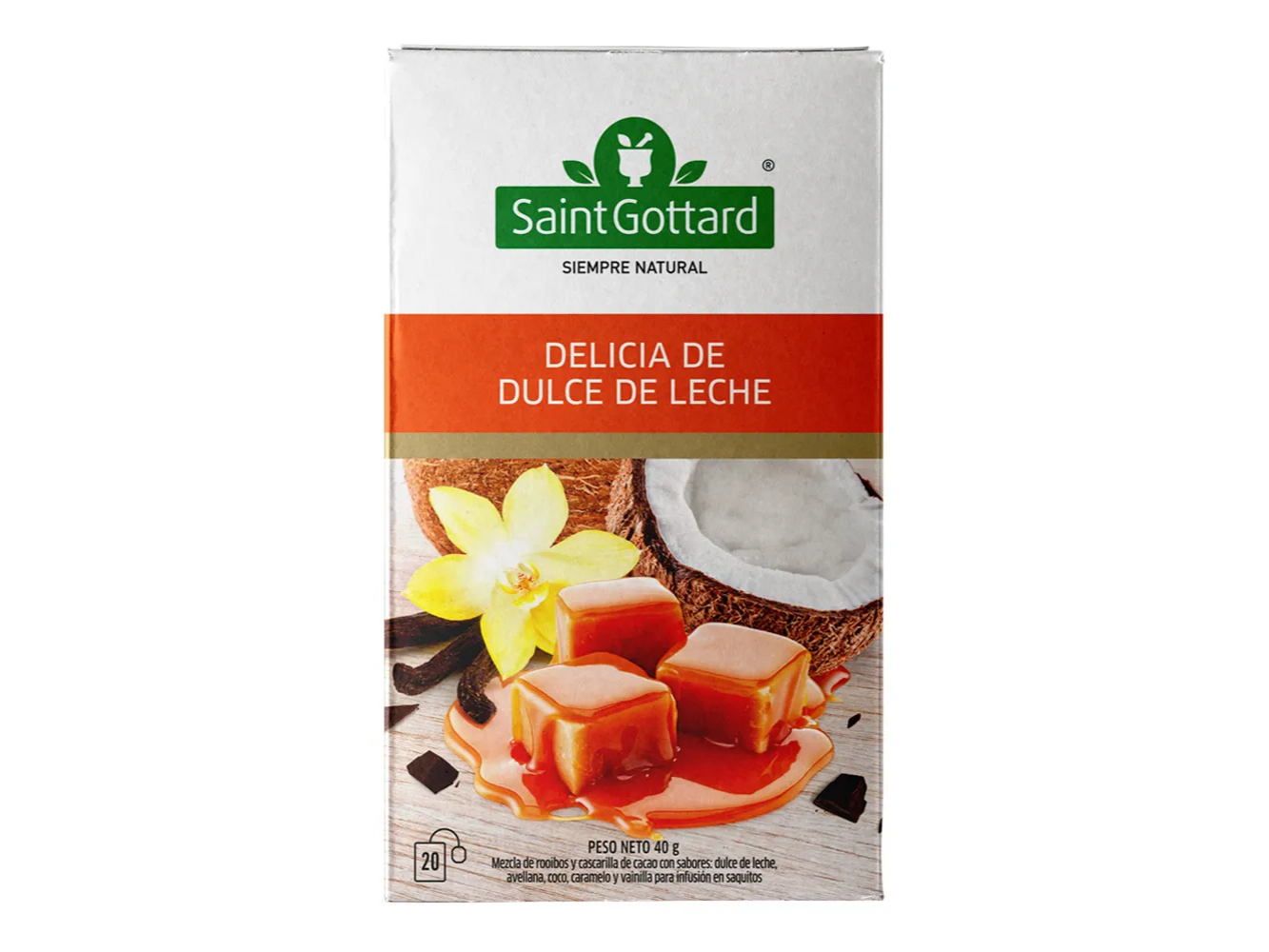 Té delicia de dulce de leche x20 saquitos Sg