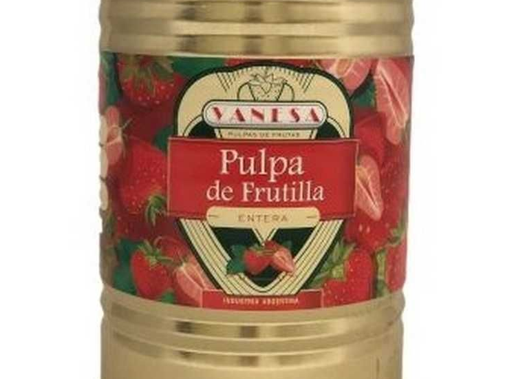 Pulpa de frutilla Vanesa x10kg
