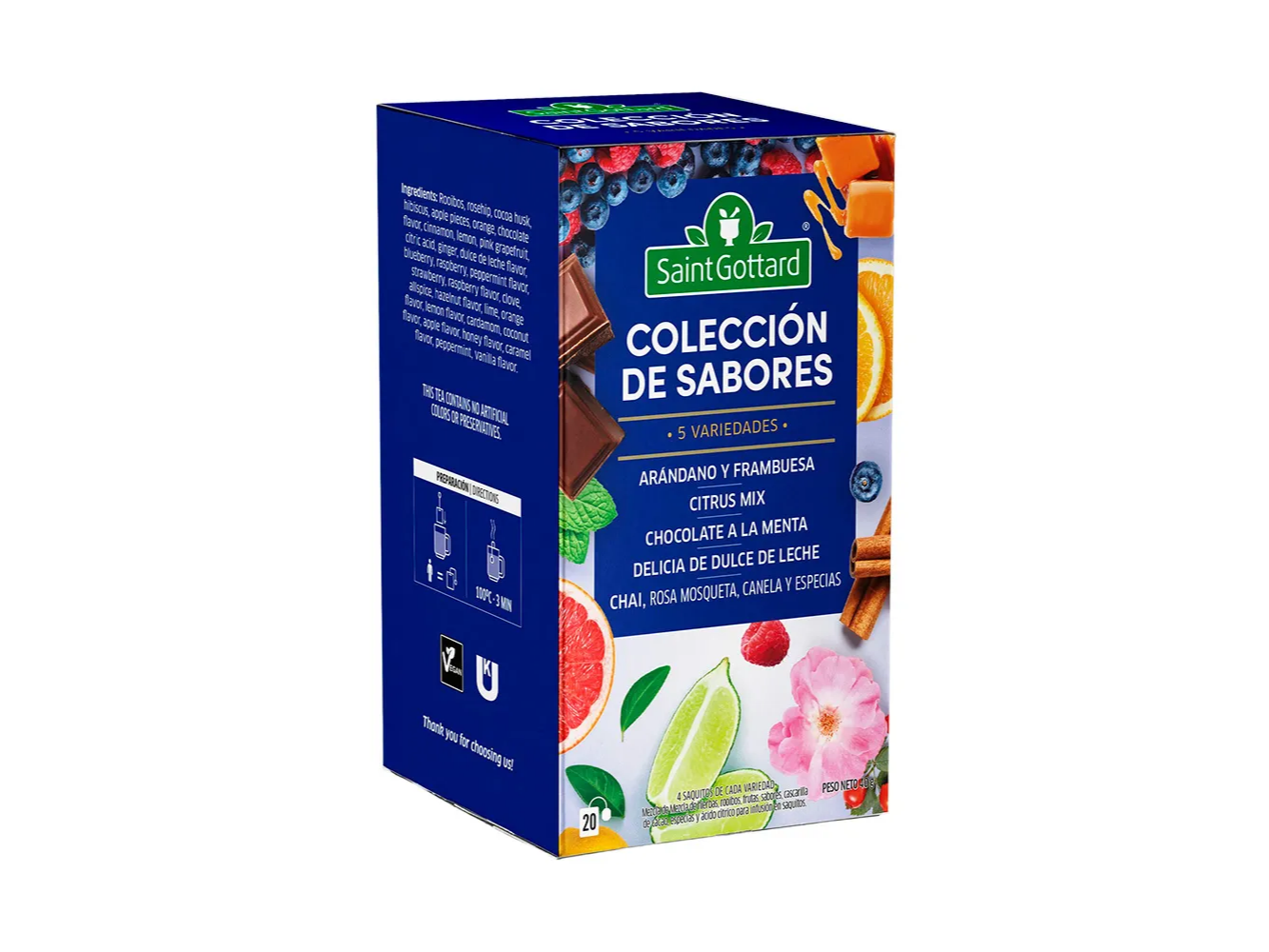 Té coleccion de sabores x 20 saquitos sg