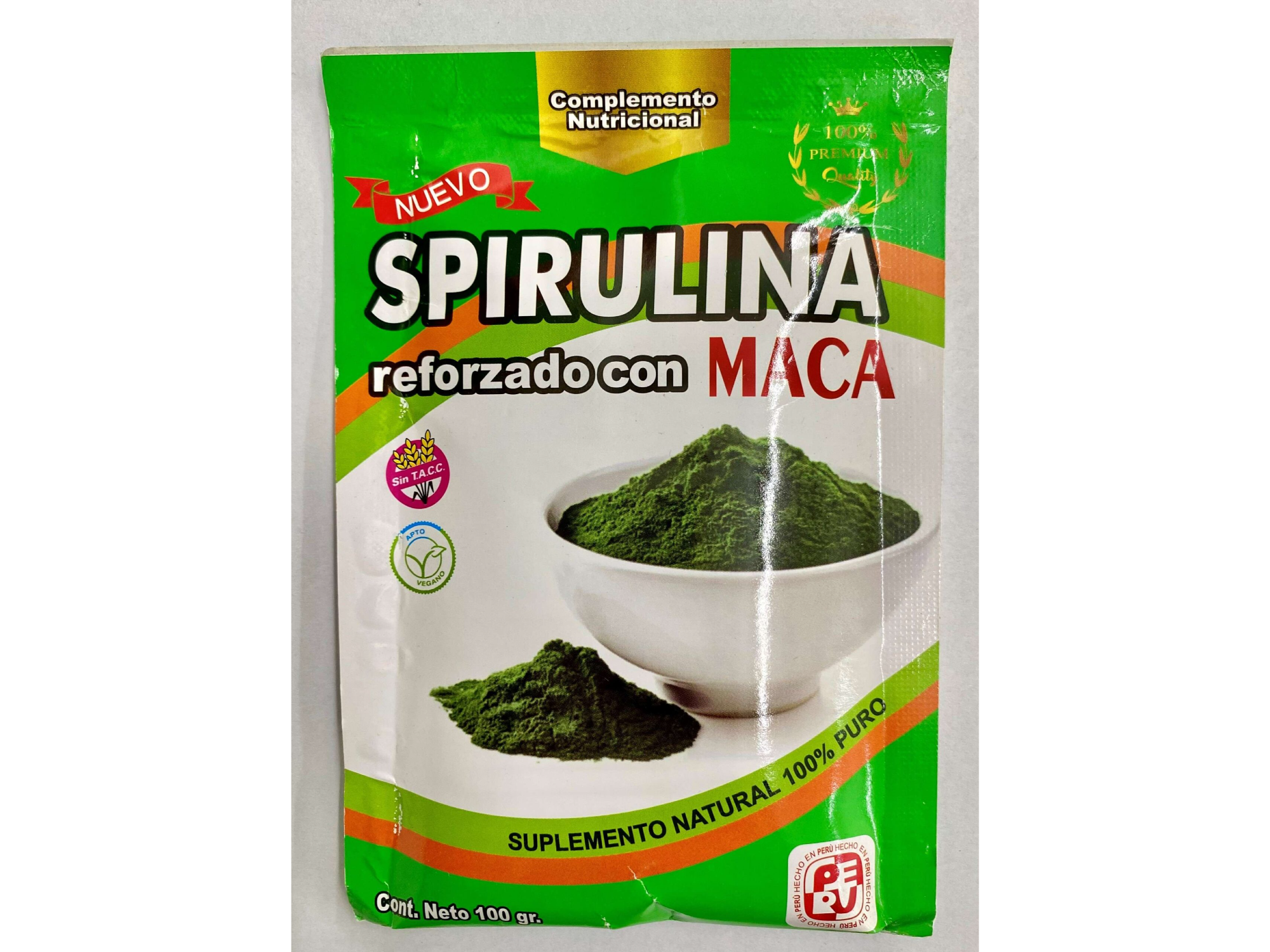 Spirulina con maca