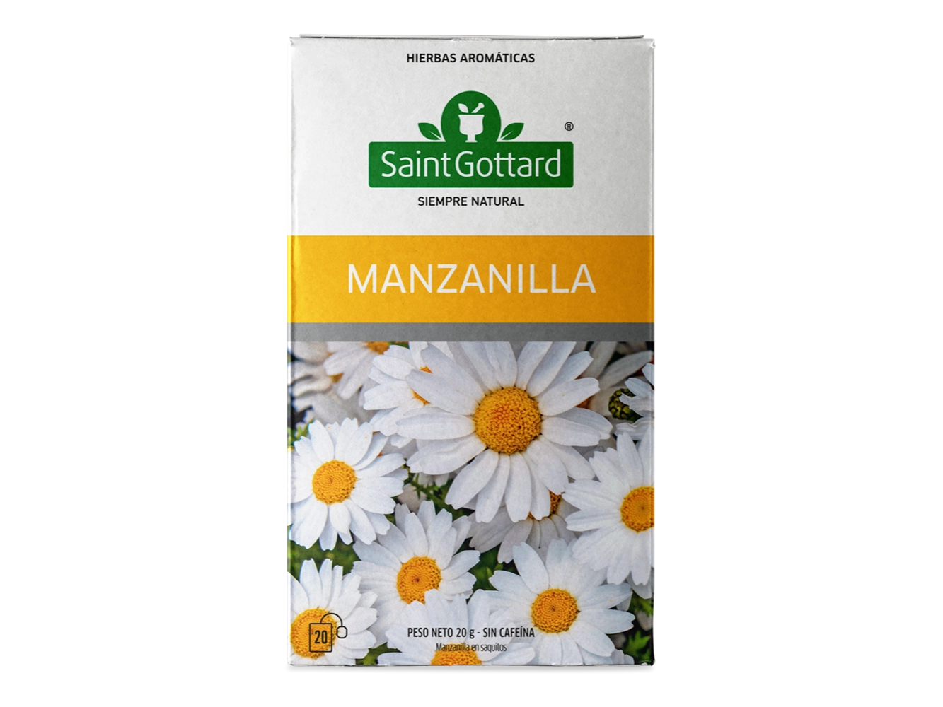 Té manzanilla Saint gottard x20 saquitos