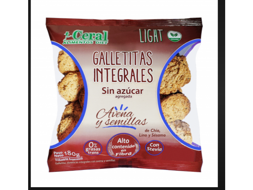 Galletas Ceral Integrales  sin azucar