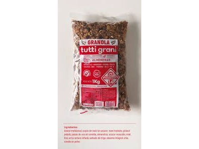 Granola con almendras tutti grani x1kg