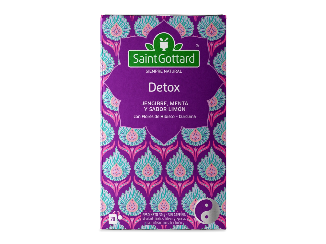 Té Detox Saint gottard x20 saquitos