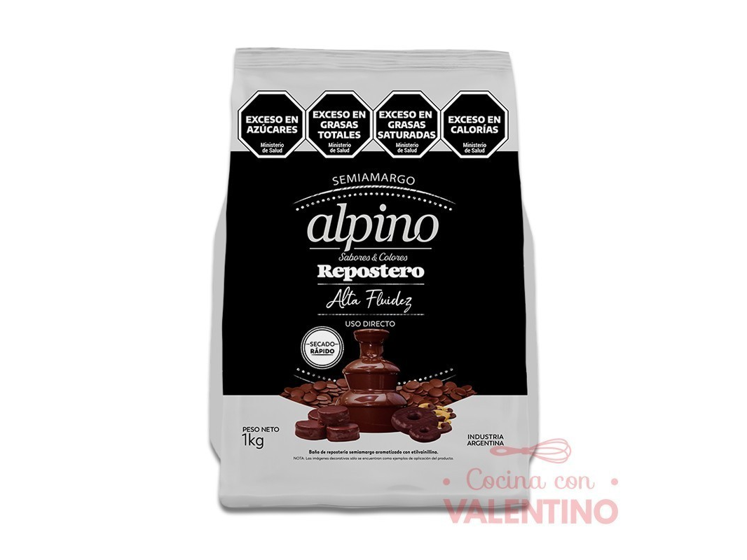 Baño de repostería Semi amargo Alpino x1kg