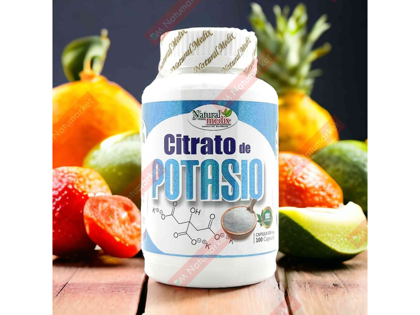 Citrato de potasio x100 capsulas