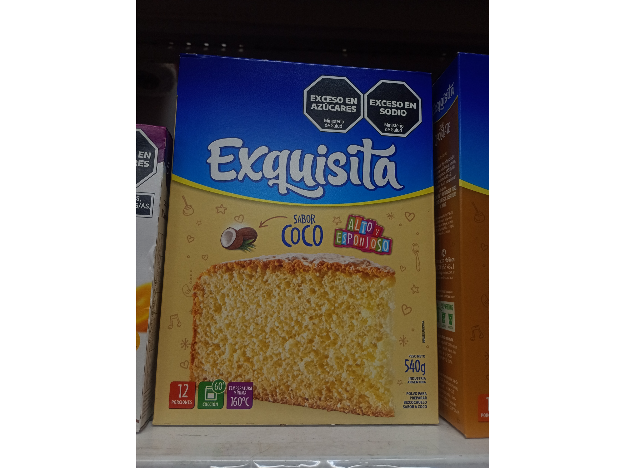 Bizcochuelo exquisita coco