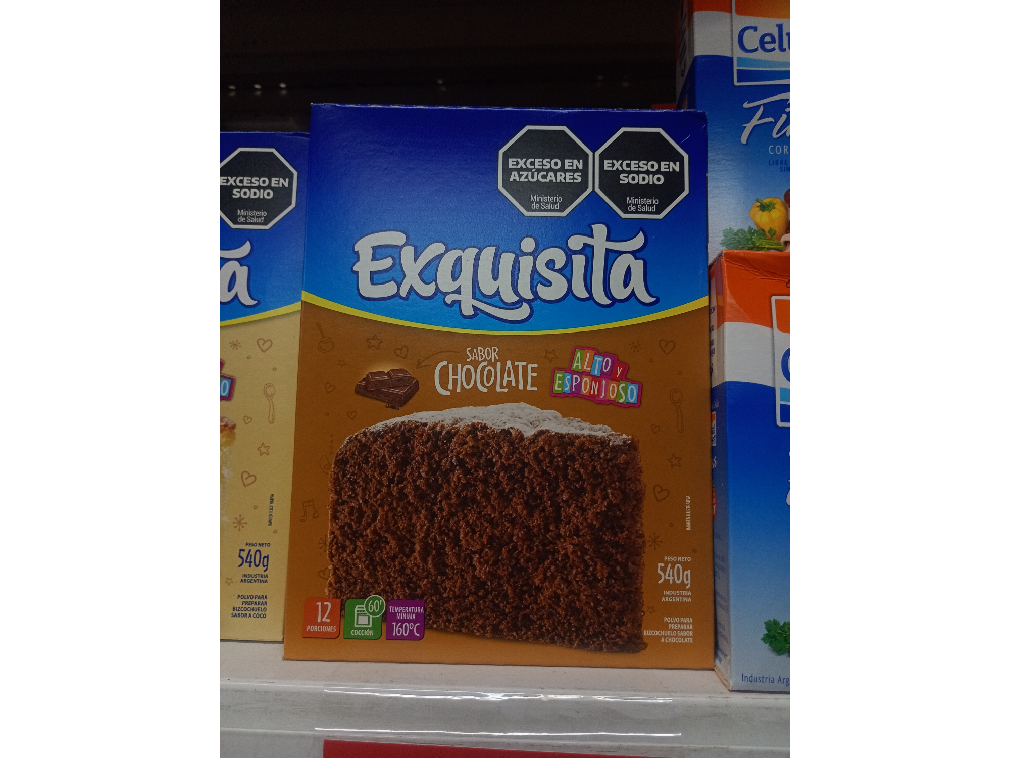 Bizcochuelo exquisita chocolate