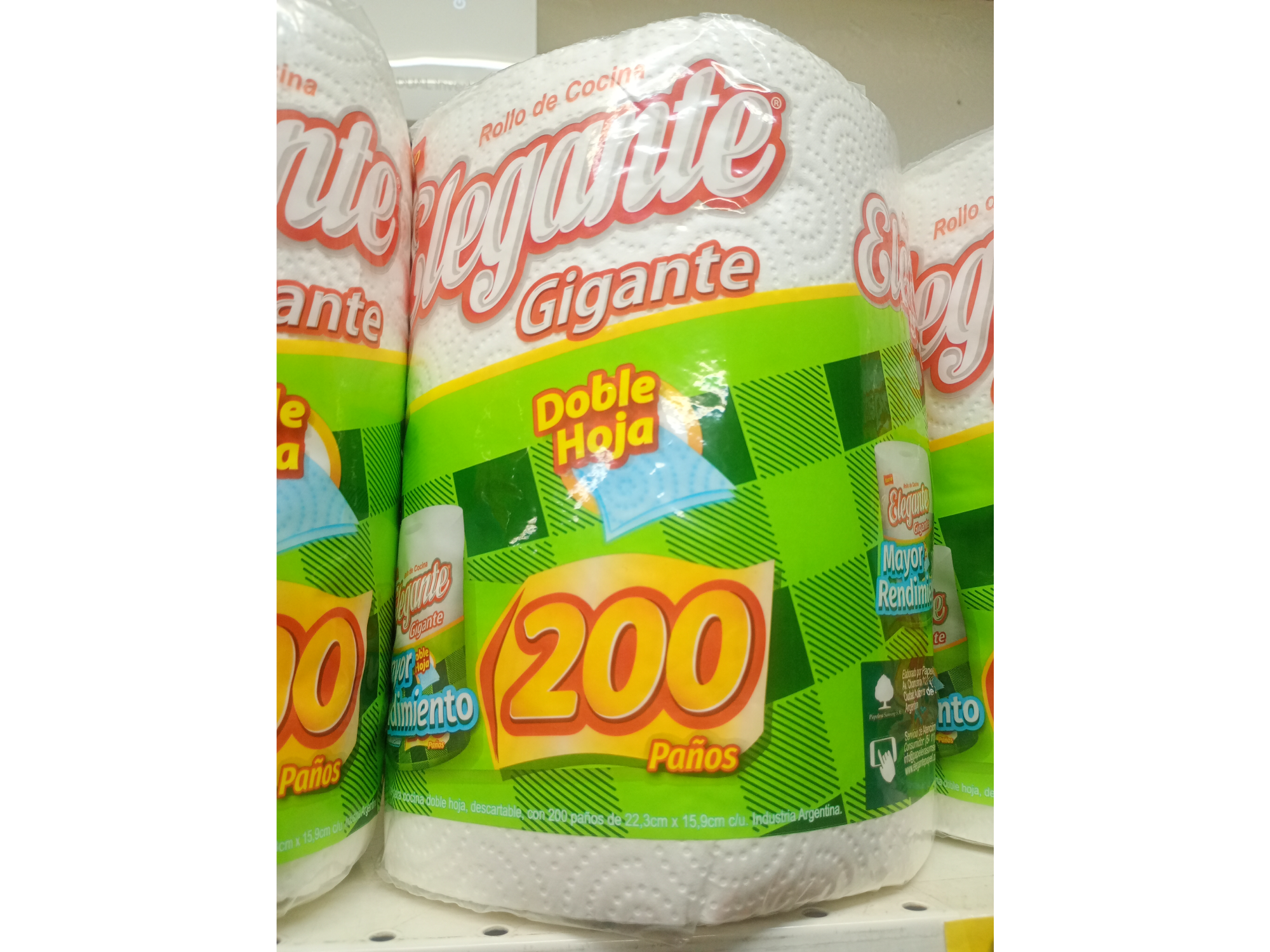 Elegante gigante 200 paños