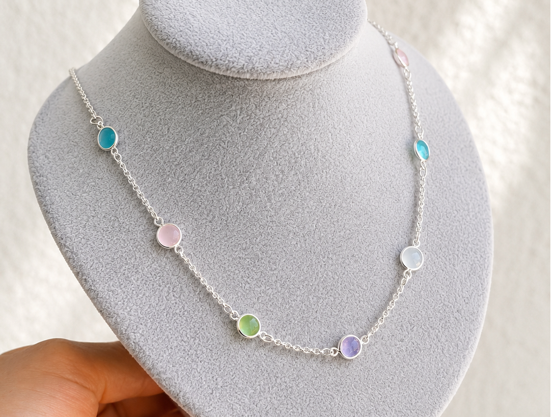 Choker cristales de colores