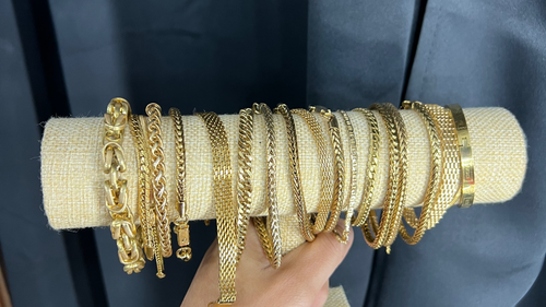 Pulseras Enchapadas ( POR UNIDAD )