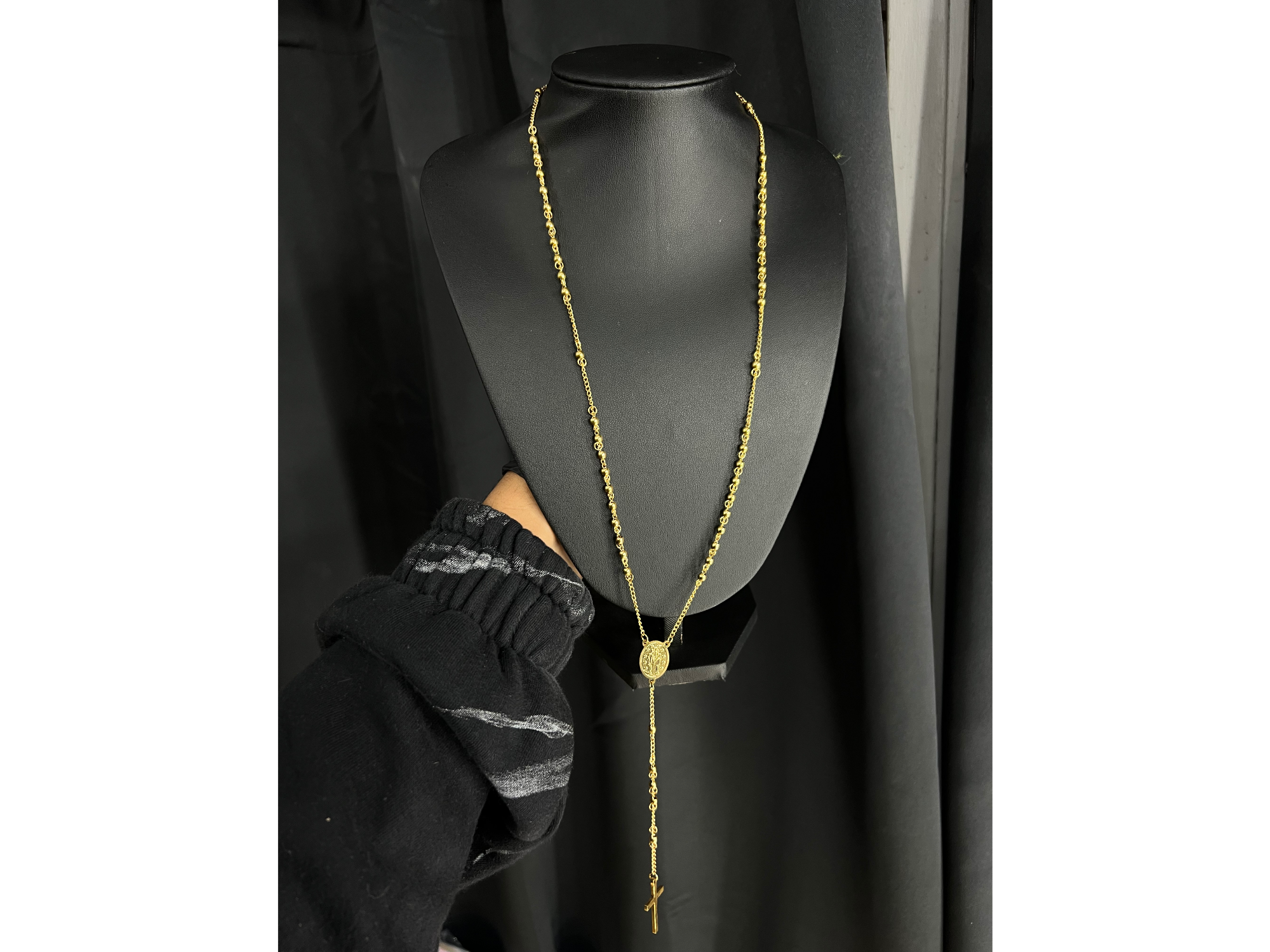 Rosario enchapado - 60CM