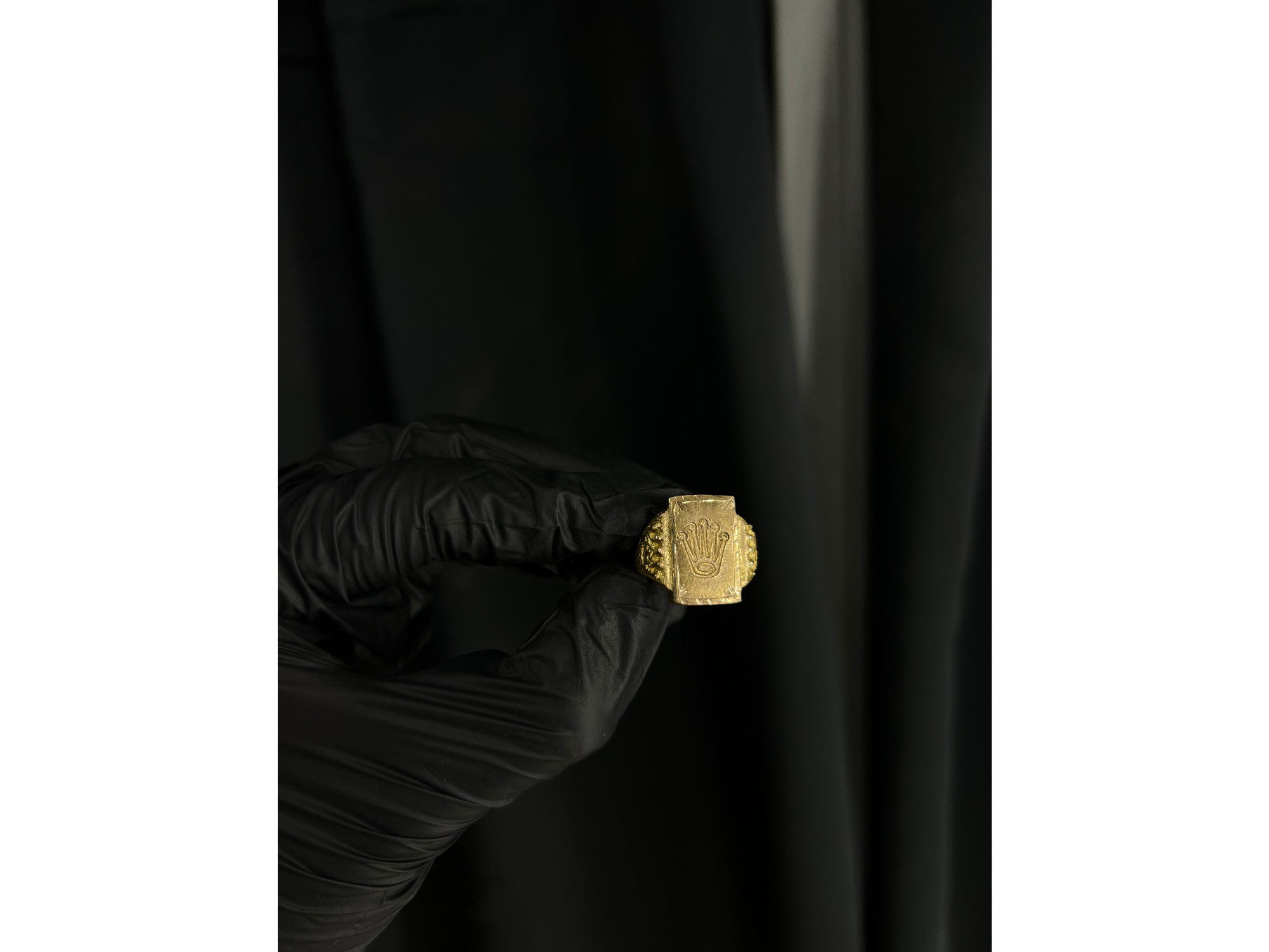 Anillo Sello Rolex Corona - Oro Bajo