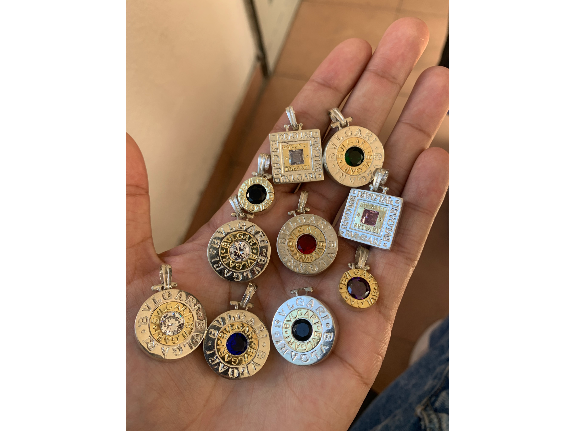 Dije XL - Plata Y Oro 925