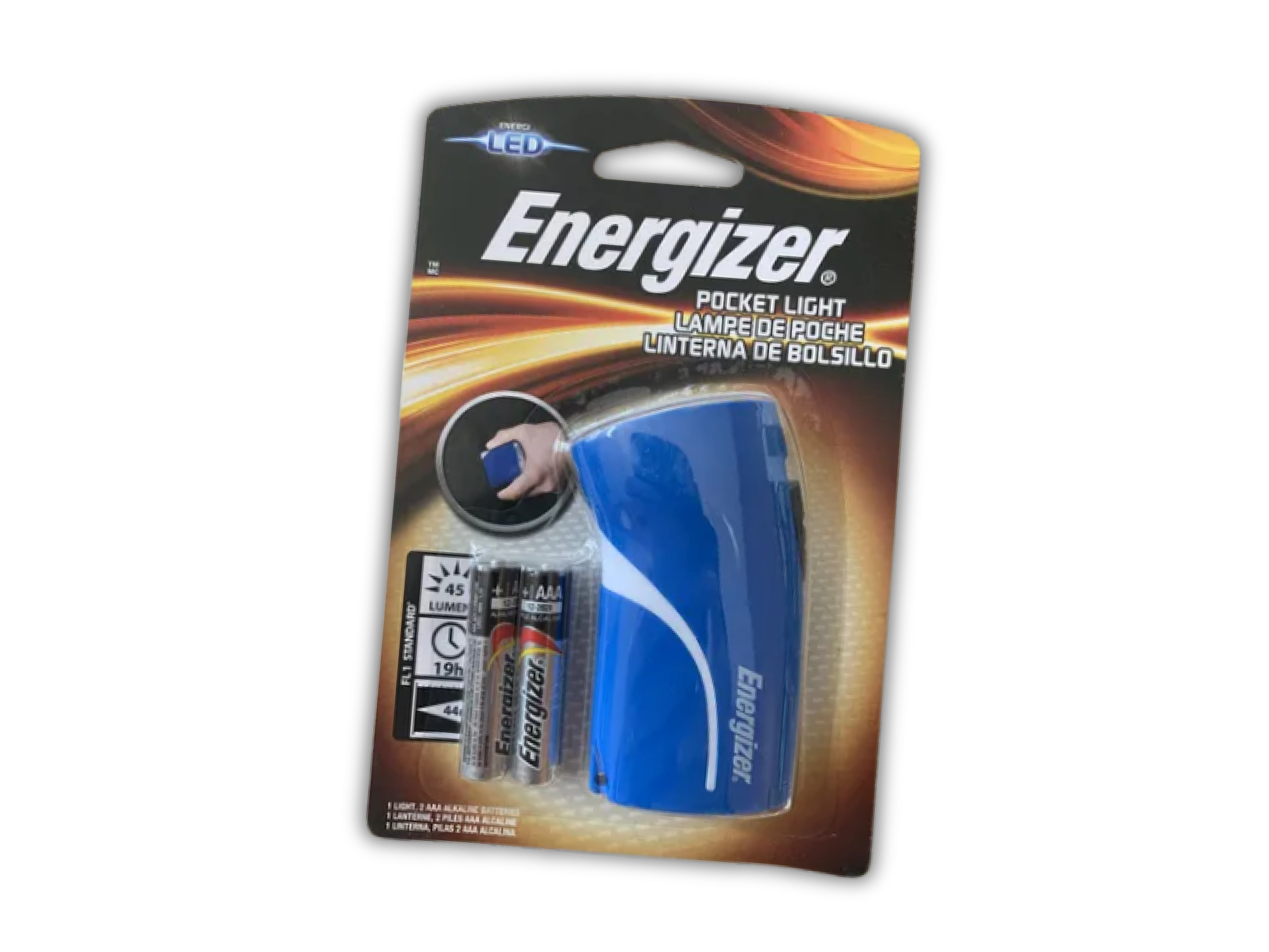 LINTERNA ENERGIZER COMPACT LED  + 2 PILAS AAA