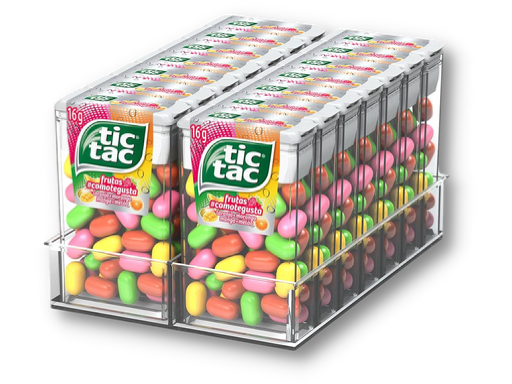 PAST. TIC  TAC MIX  DE FRUTAS 24x12x16g