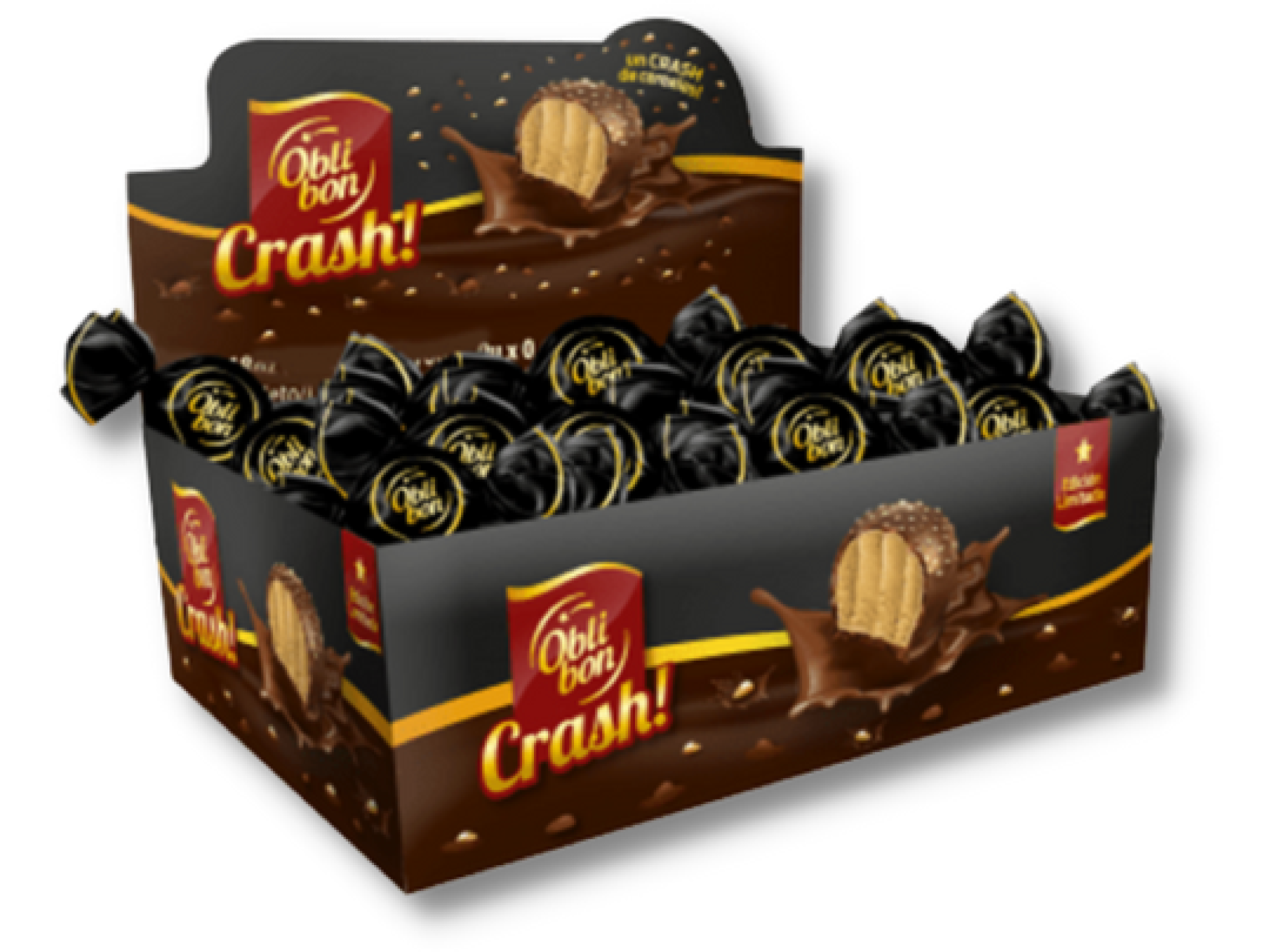 CHOC. BOMB. OBLI-BON CRASH 12x30x17g