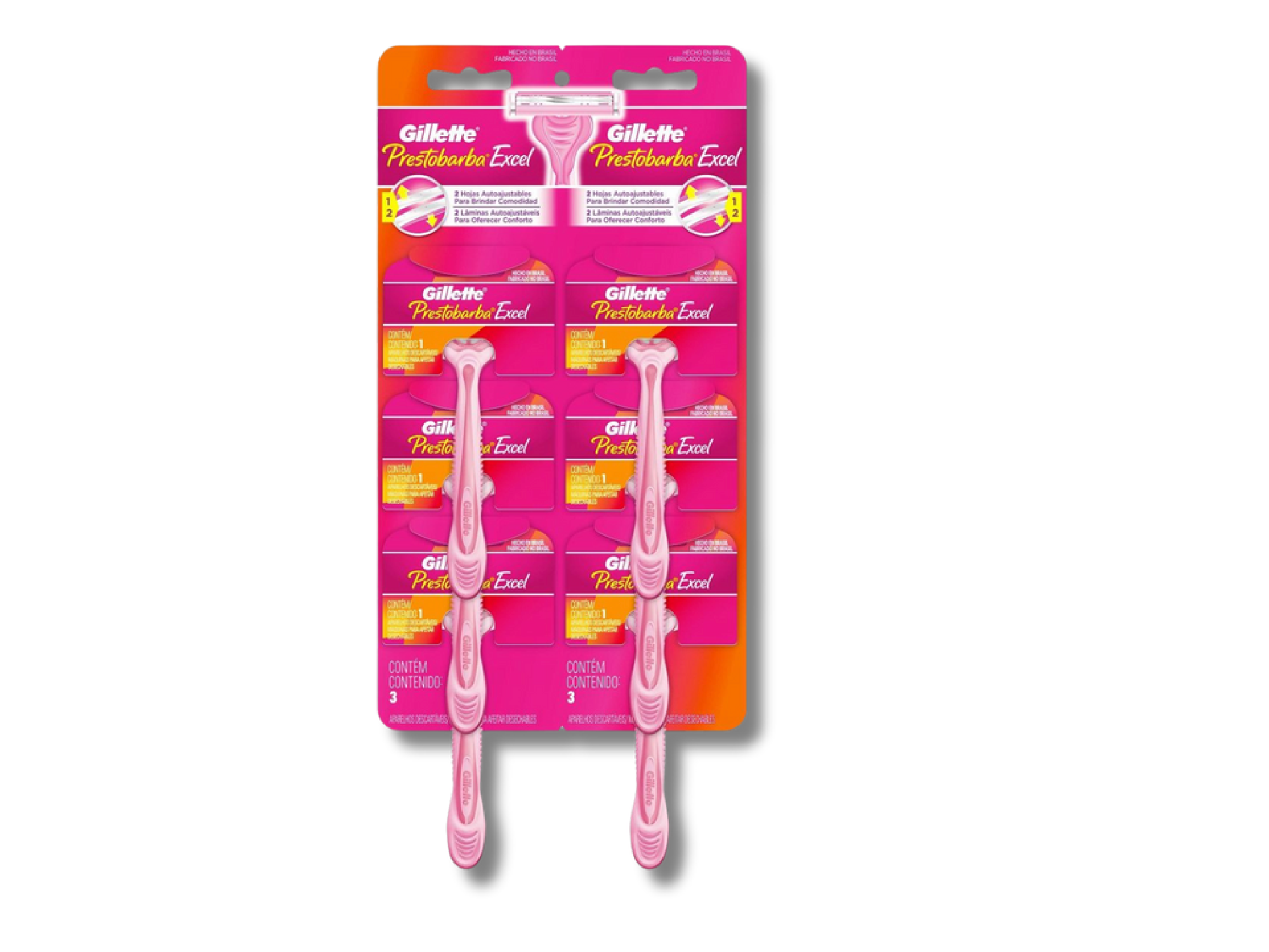 GILLETE PRESTOBARBA EXCEL MUJER 12X6U