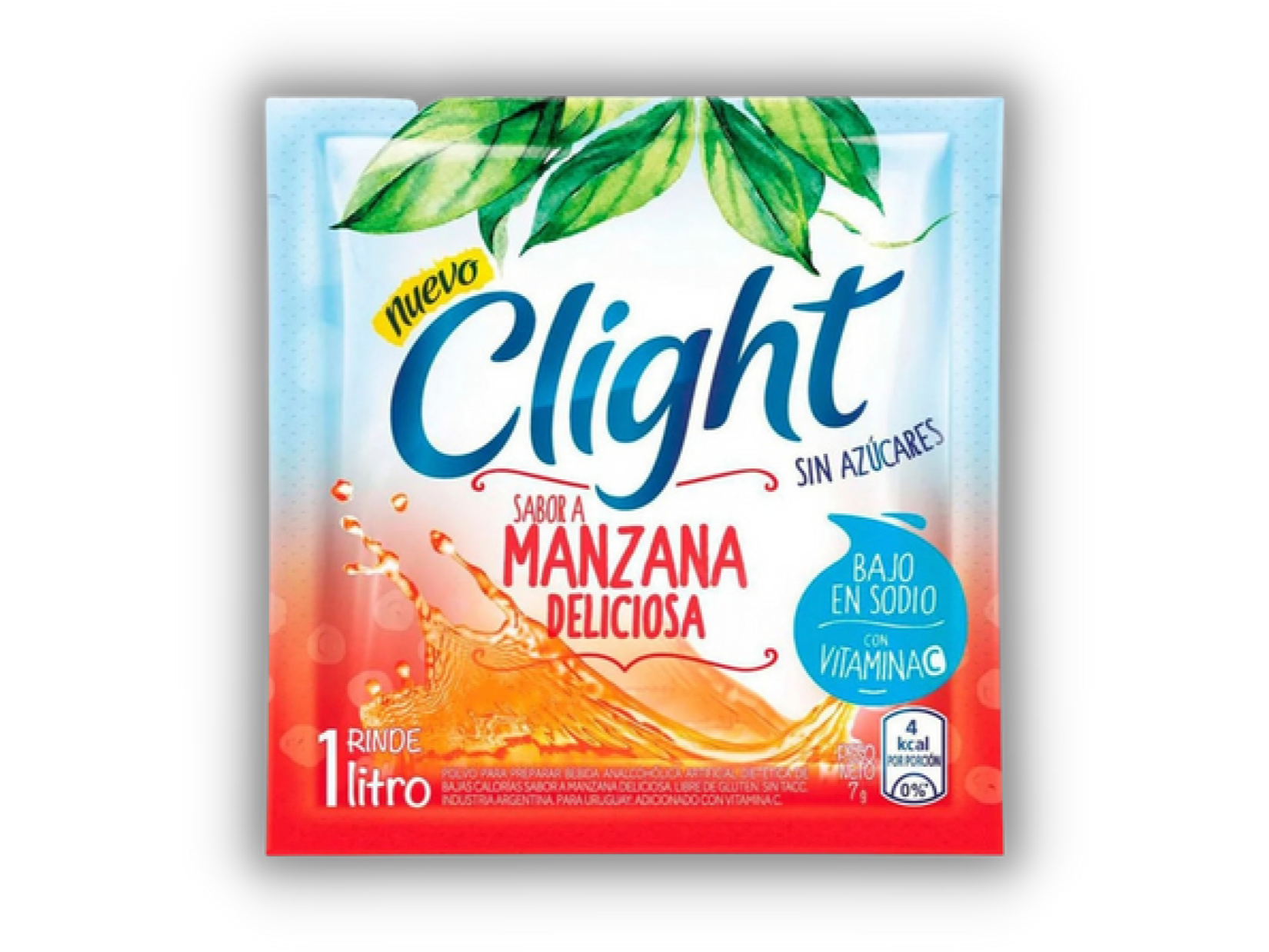 JUGO CLIGHT MANZANA 16x20x8g
