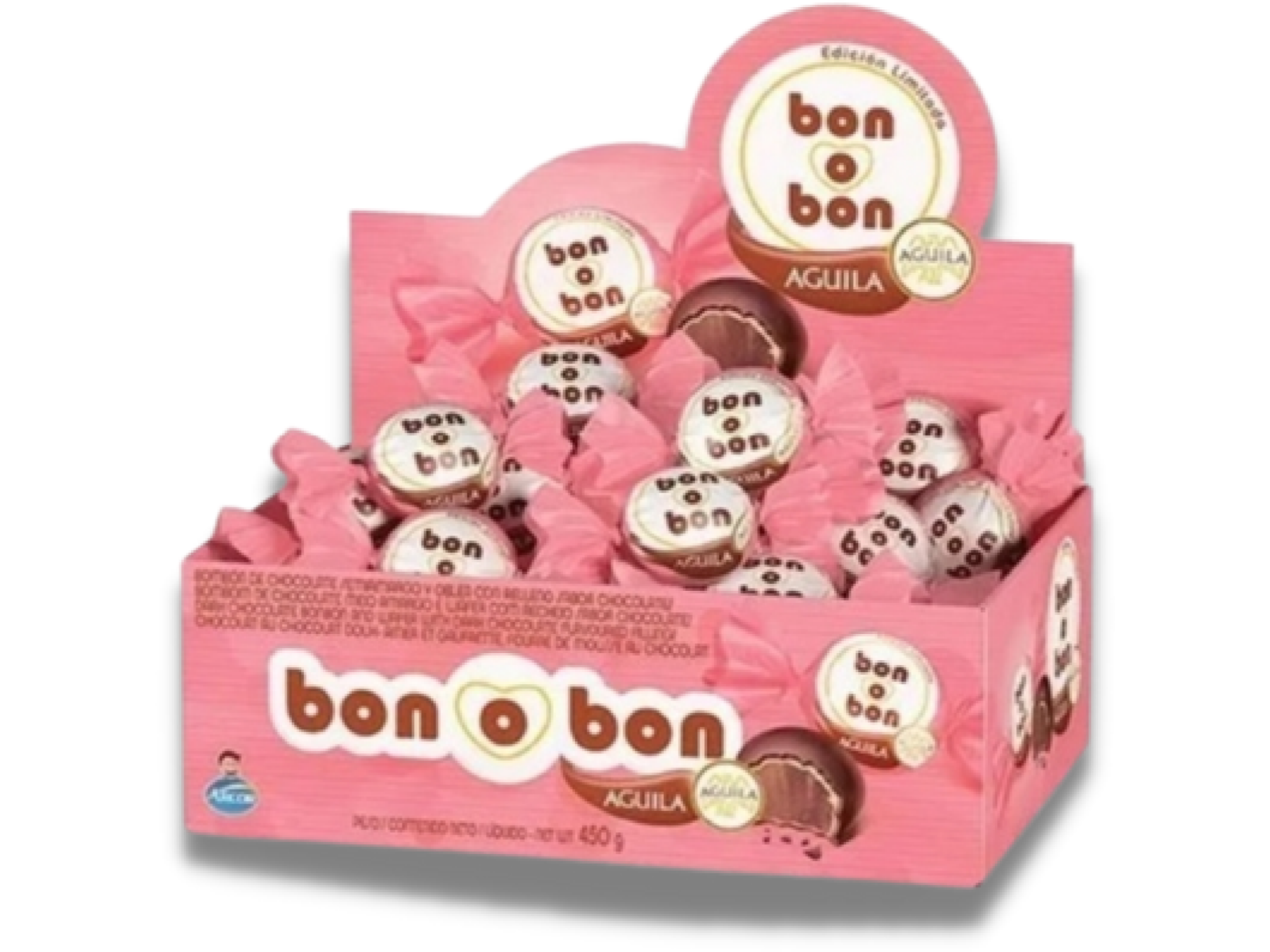 CHOC. BOMB.BON O BON AGUILA 16x18x15g