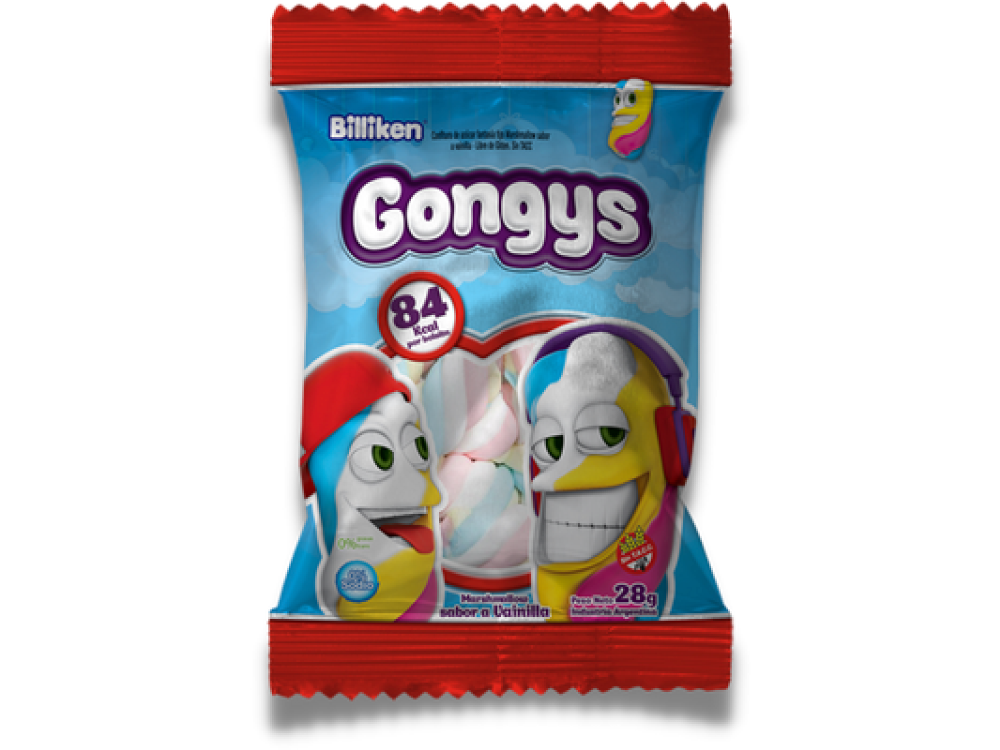 GOM. GONGYS TRENZA MARSHMALLOW 48x28g